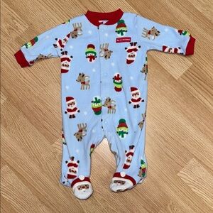 Carter’s Child Of Mine My First Christmas Fleece Footie Sleeper 0-3M